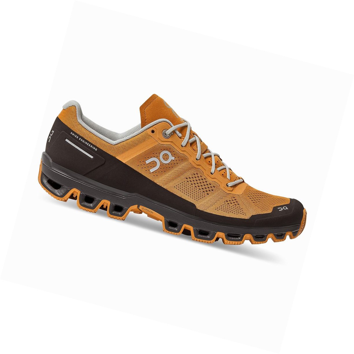 Scarpe da Trail Running Uomo On Cloudventure Marroni Gialle | 34EVIXGMN
