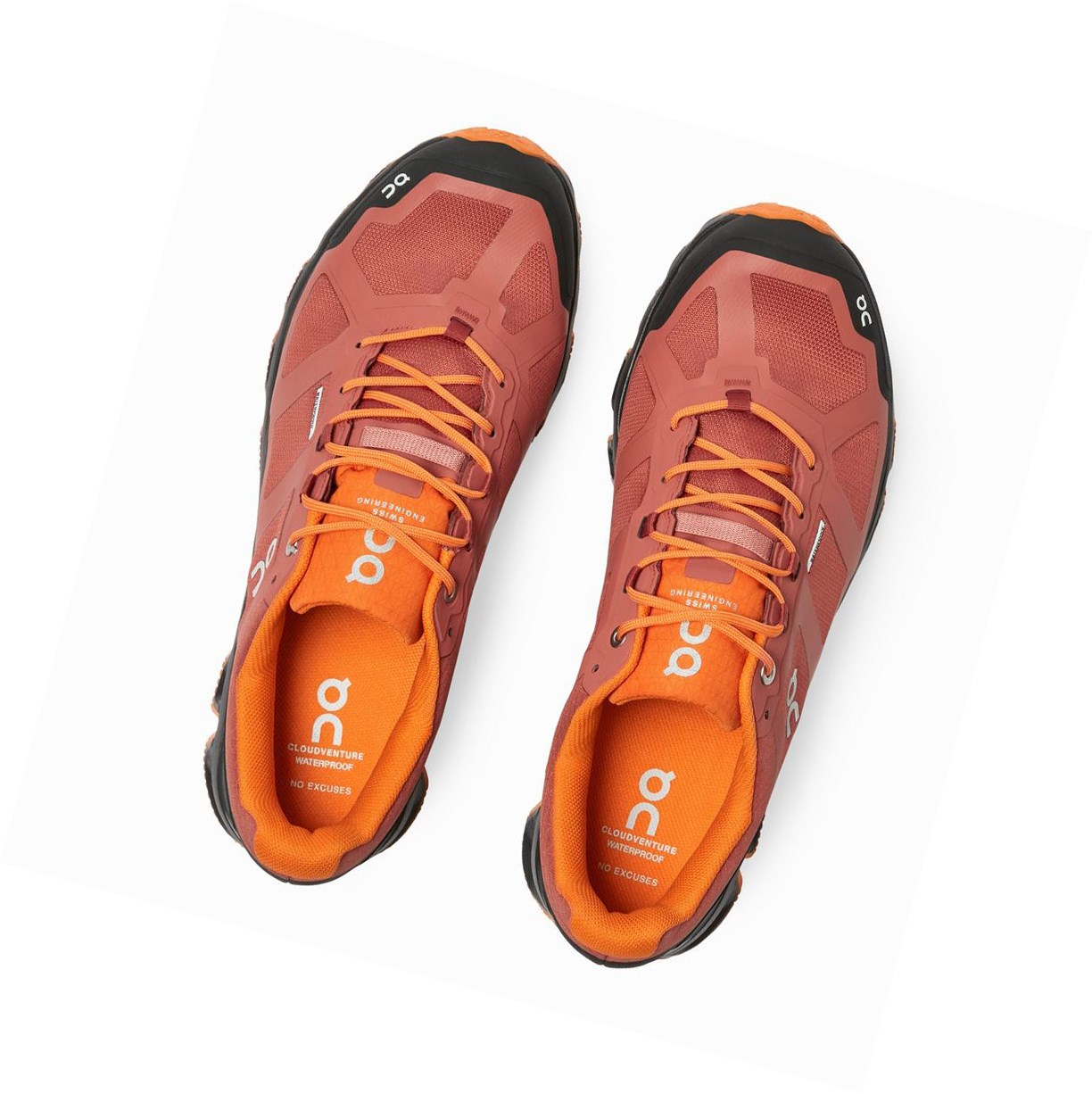 Scarpe da Trail Running Uomo On Cloudventure Impermeabili Rosse Arancioni | 81BMZGYPF