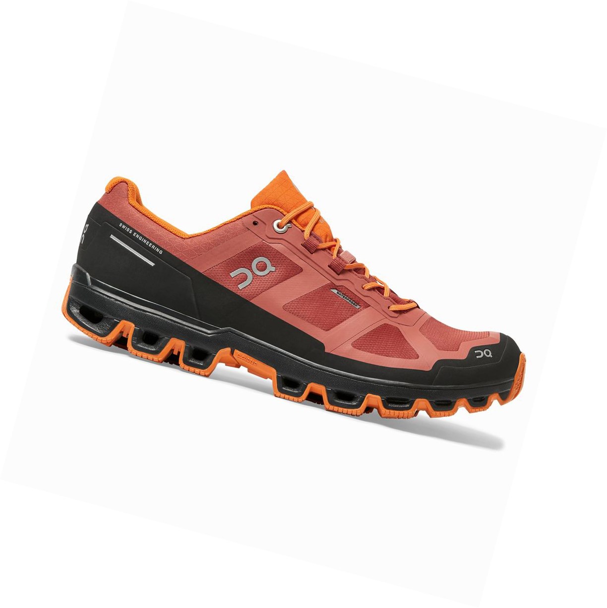 Scarpe da Trail Running Uomo On Cloudventure Impermeabili Rosse Arancioni | 81BMZGYPF