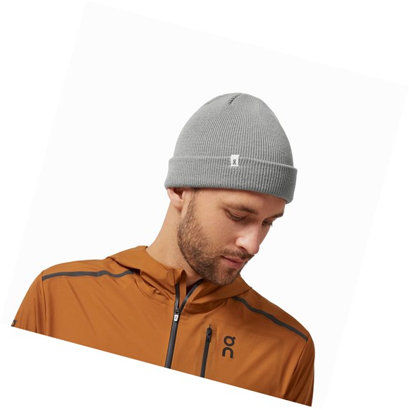 Cappelli Uomo On Merino Beanie Grigie | 32SHZFKOU