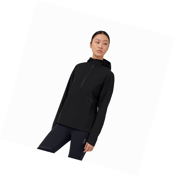 Giacca Donna On Impermeabili Anorak Nere | 23SNDAGIP