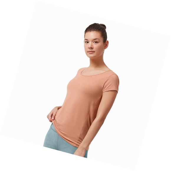 Magliette Donna On Active-T Breathe Arancioni | 42DOGWJZS