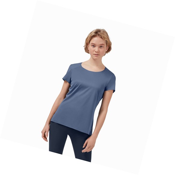 Magliette Donna On Performance Long-T Blu Nere | 41ZDMGTYR