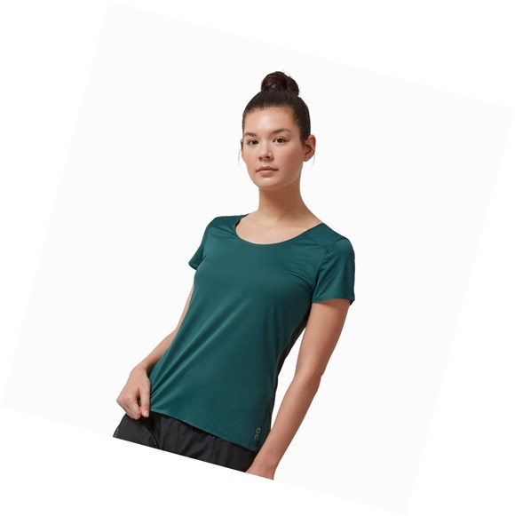 Magliette Donna On Performance Long-T Verdi Nere | 03VTDIQUO