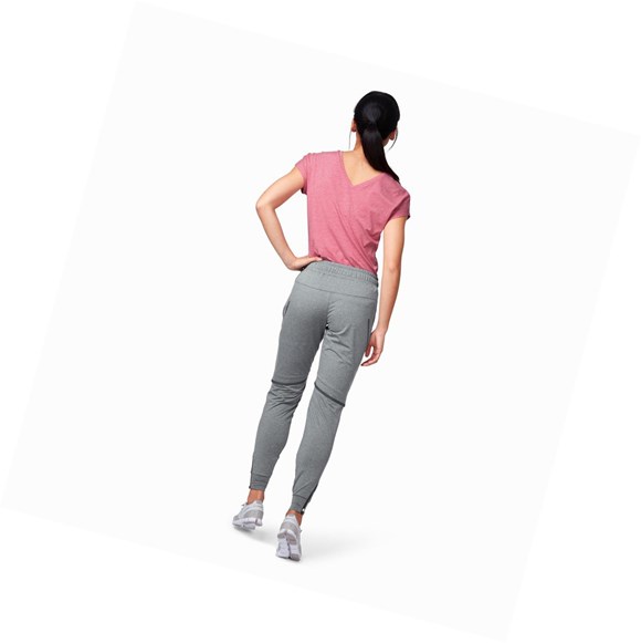 Pantaloni Da Corsa Donna On Corsa Grigie | 56KXMWQGB