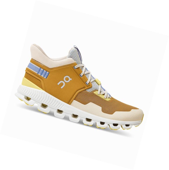 Scarpe Da Ginnastica Uomo On Cloud Hi Edge Oro | 42PZVGTJB