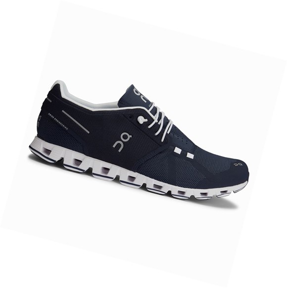 Scarpe Running Strada Uomo On Cloud Blu Marino Bianche | 61VIUXTLA