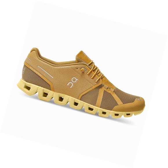 Scarpe Running Strada Uomo On Cloud Monochrome Marroni Gialle | 67JSHQFUP