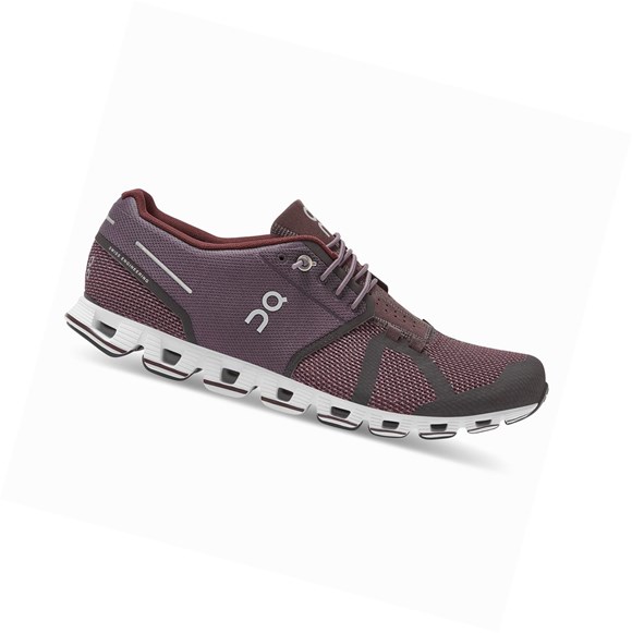 Scarpe Running Strada Uomo On Cloud Rosse Viola | 97ECNTBYU