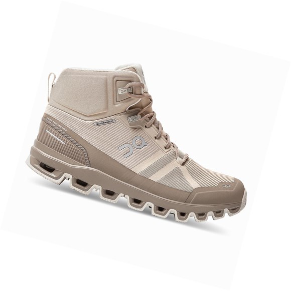 Scarpe Trekking Donna On Cloudrock Impermeabili Khaki | 36QEHUVLX