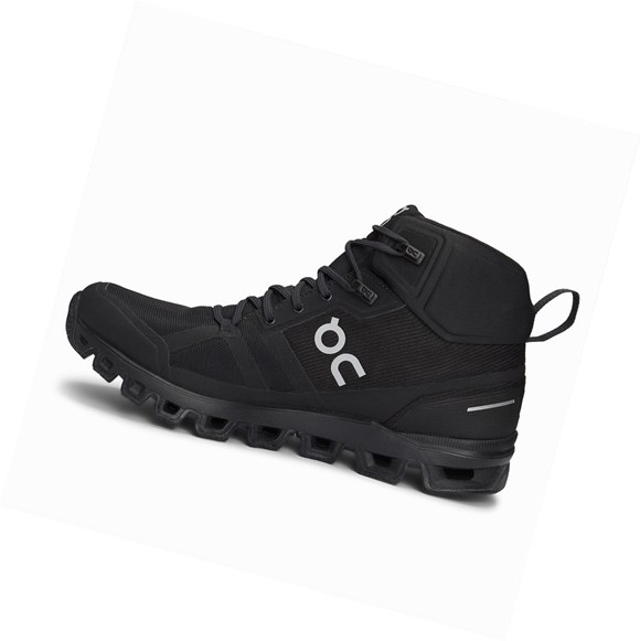 Scarpe Trekking Donna On Cloudrock Impermeabili Nere | 90PFTGUZJ