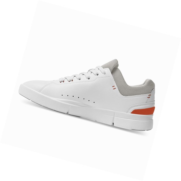 Scarpe da Tennis Uomo On THE ROGER Advantage Bianche | 86BHPGANY