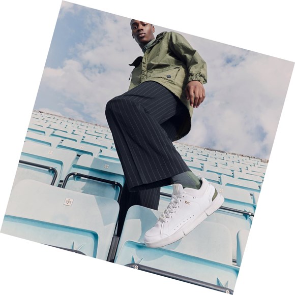 Scarpe da Tennis Uomo On THE ROGER Centre Court Bianche | 43FBQHTUD