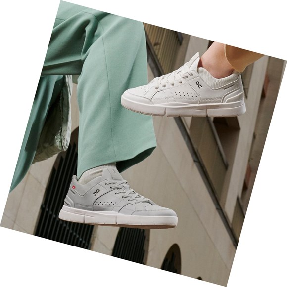 Scarpe da Tennis Uomo On THE ROGER Clubhouse Bianche | 86SWLMUKI