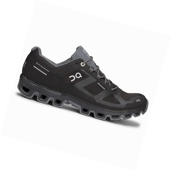 Scarpe da Trail Running Uomo On Cloudventure Impermeabili Nere | 70VMCGFJW