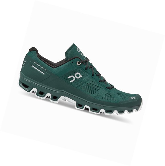 Scarpe da Trail Running Uomo On Cloudventure Verdi Bianche | 98ODVQFTM